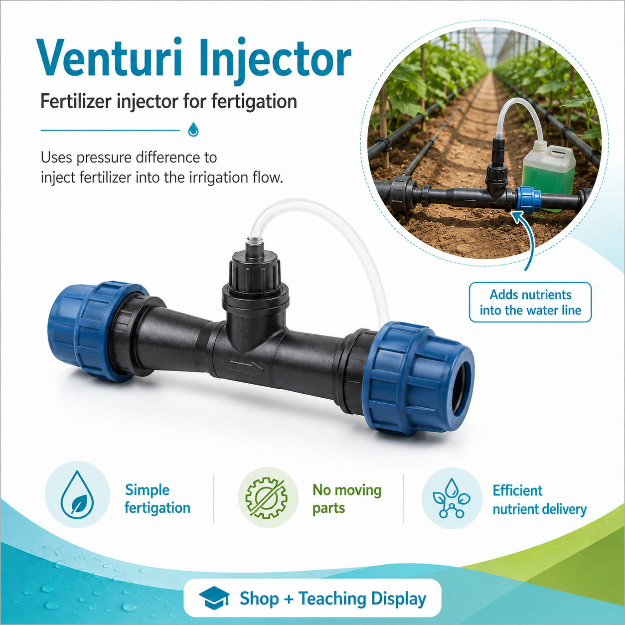 Venturi Fertilizer Injector