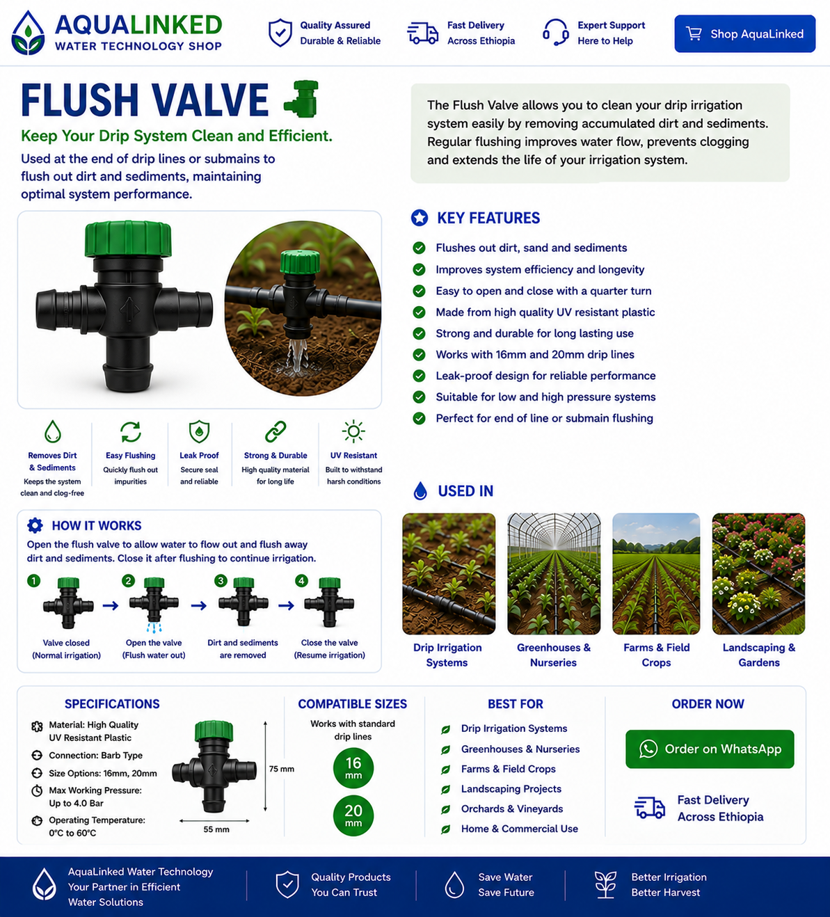 Flush valve
