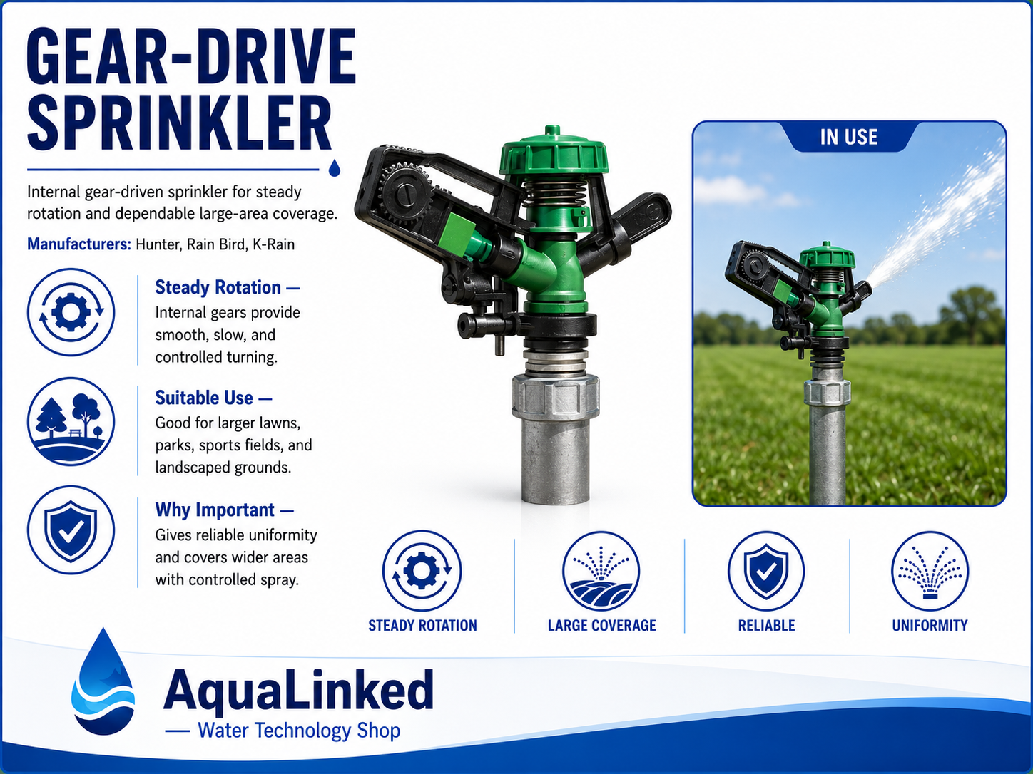 Gear-Drive Sprinkler