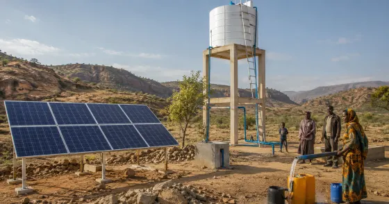 Eritrea’s Southern Region Expands Potable Water Access Through Solar-Powered Water Projects