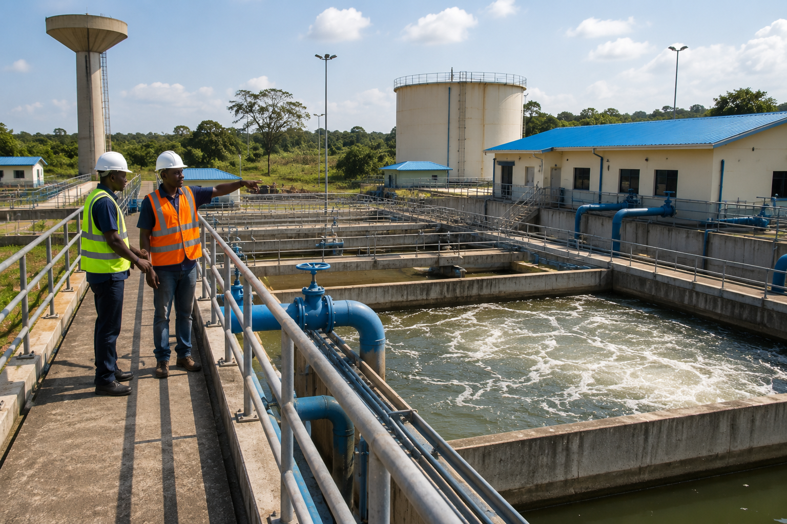 New pumping, treatment, storage, and distribution infrastructure can strengthen water services for communities along the Ubangi River basin.