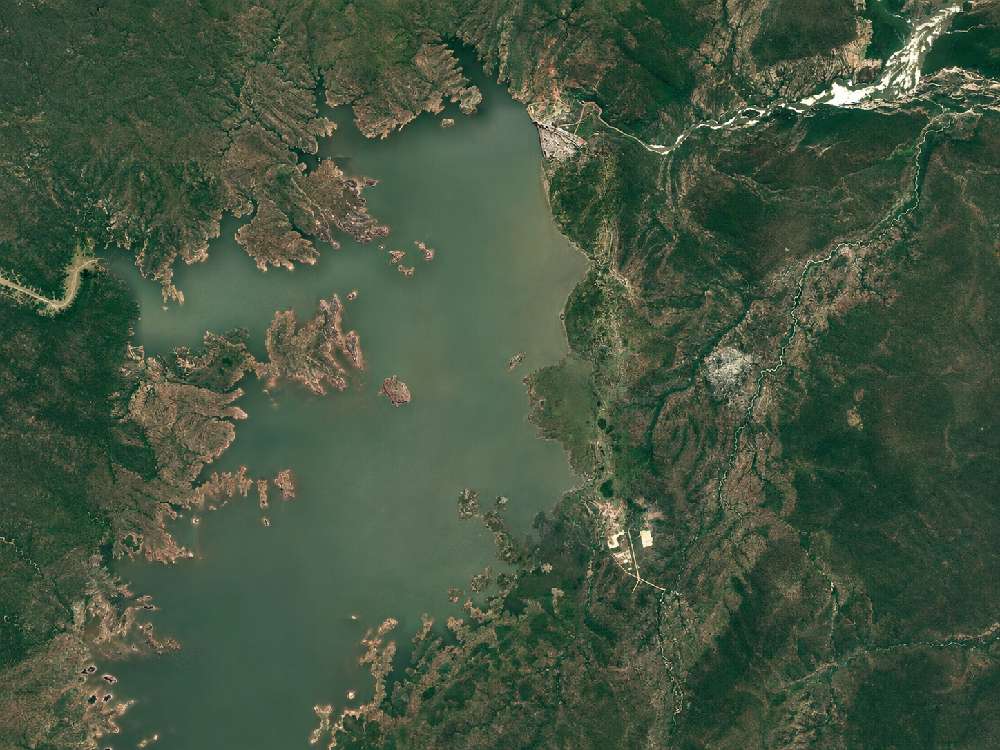 Julius Nyerere Hydropower Project reservoir