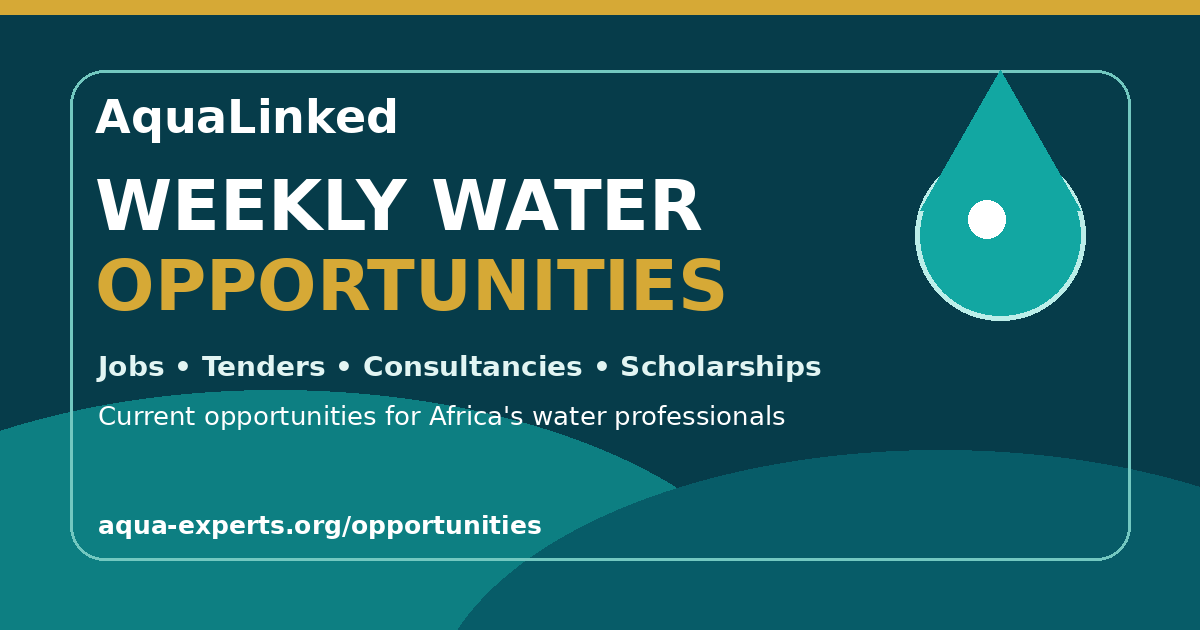 AquaLinked Weekly Water Opportunities